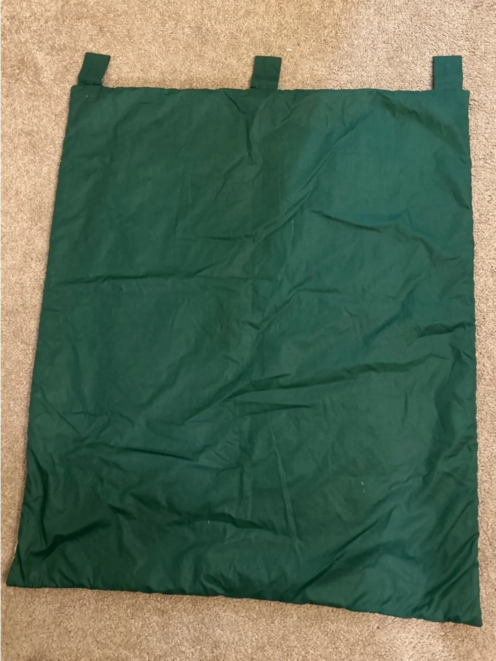 Handmade Green and White Cat Patchwork Quilted Wall Hanger 36” x 28”